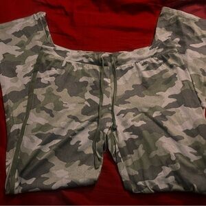 Lucky Brand Green Camo pj set